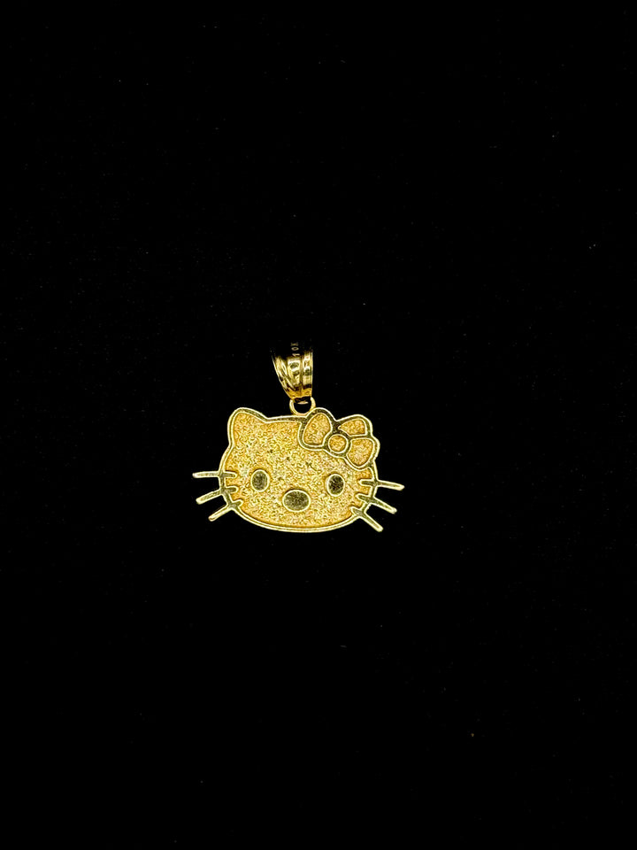 10K GOLD KITTY PENDANT