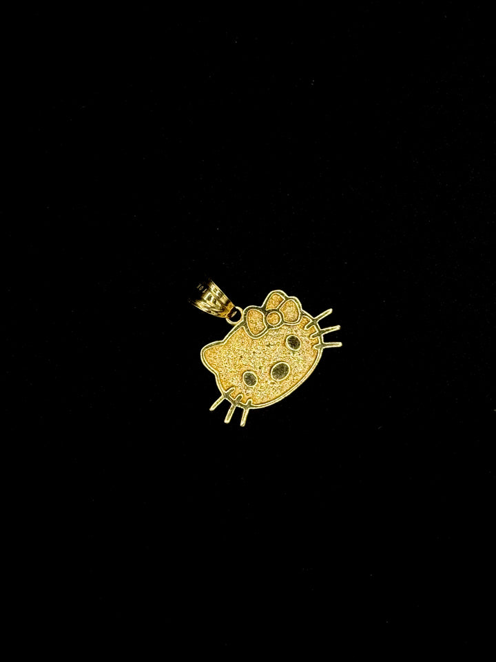 10K GOLD KITTY PENDANT