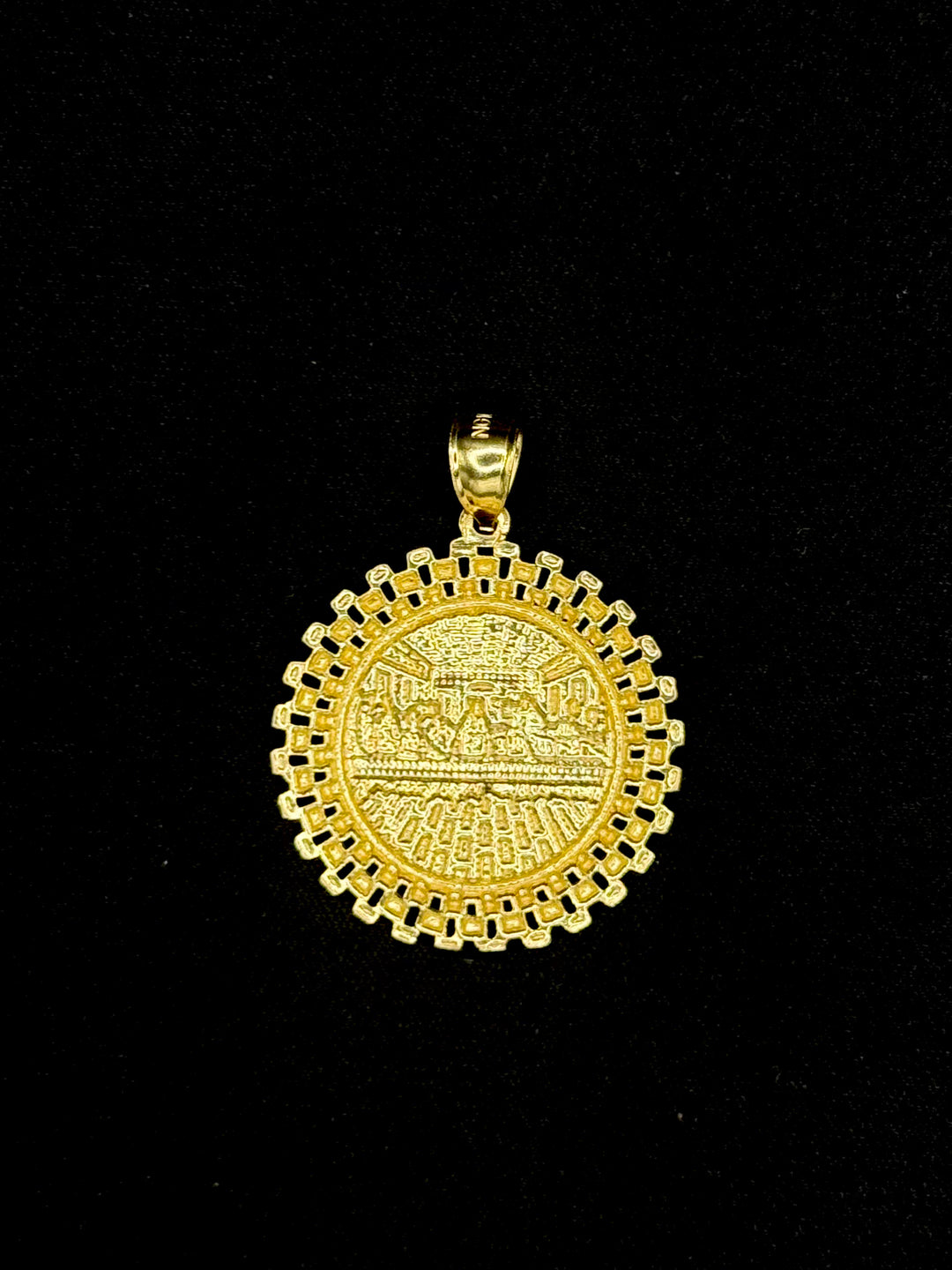 10K GOLD LAST SUPPER WITH ROLEX LINK BASIL