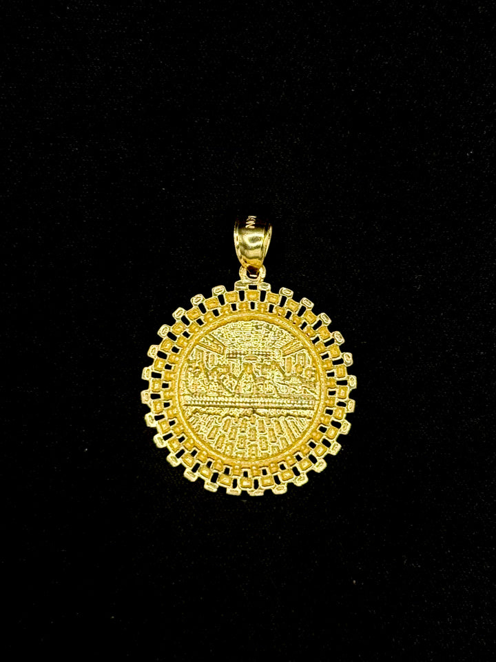 10K GOLD LAST SUPPER WITH ROLEX LINK BASIL