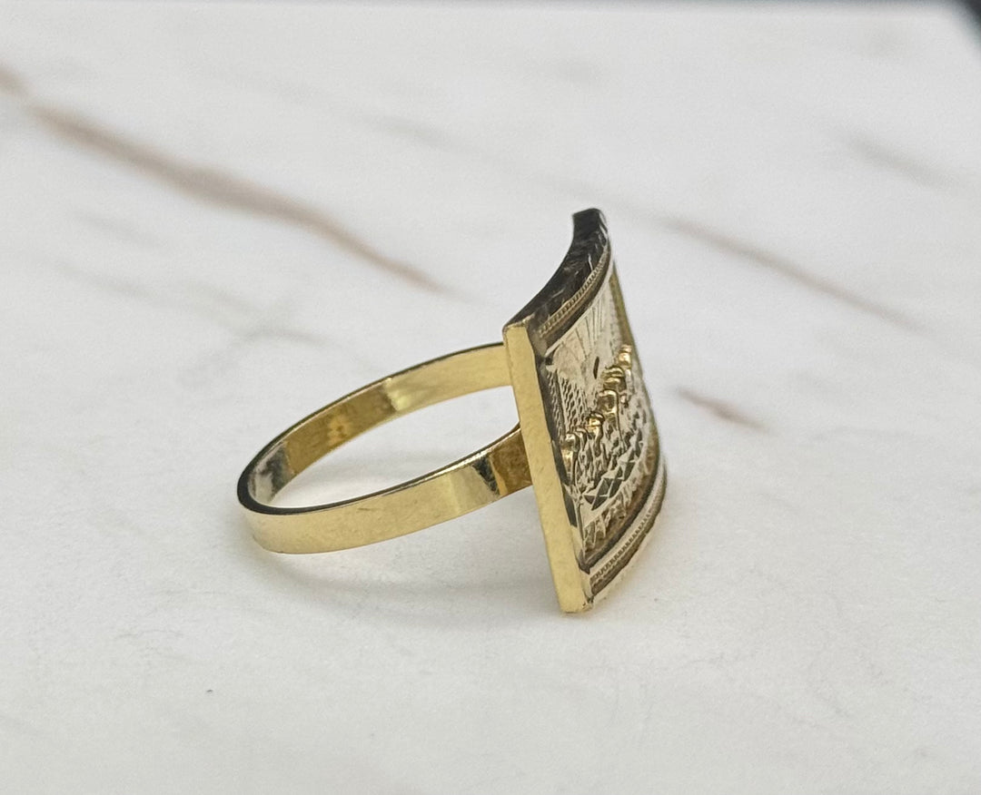 10K GOLD LAST SUPPER RING