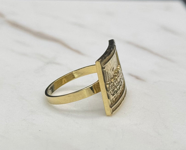 10K GOLD LAST SUPPER RING