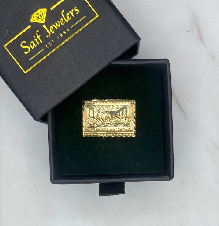 10K GOLD LAST SUPPER RING
