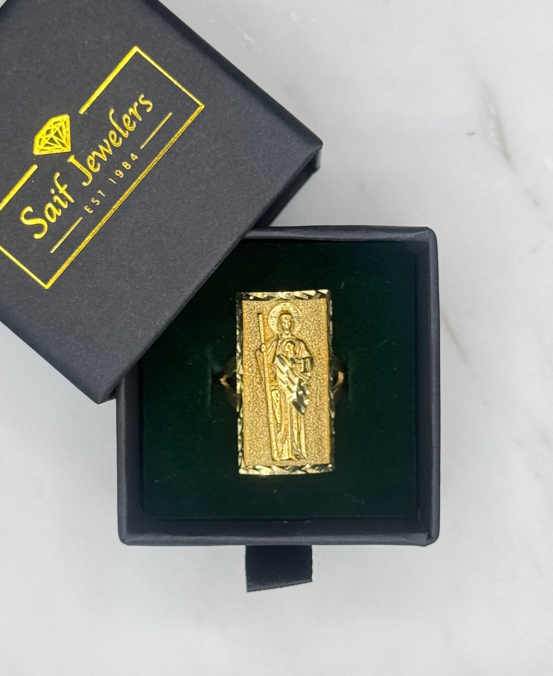 10K GOLD SAINT JUDE RING