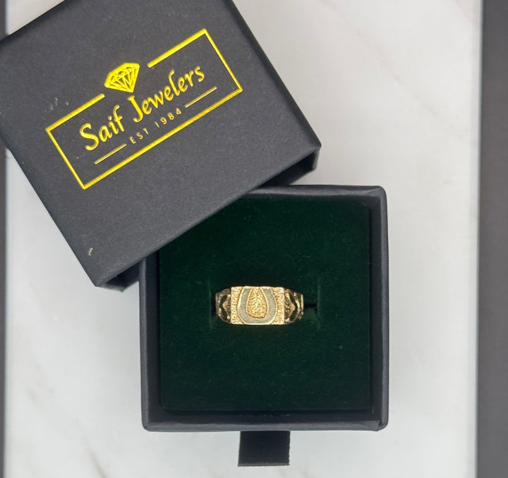 10K GOLD HORSESHOE RING