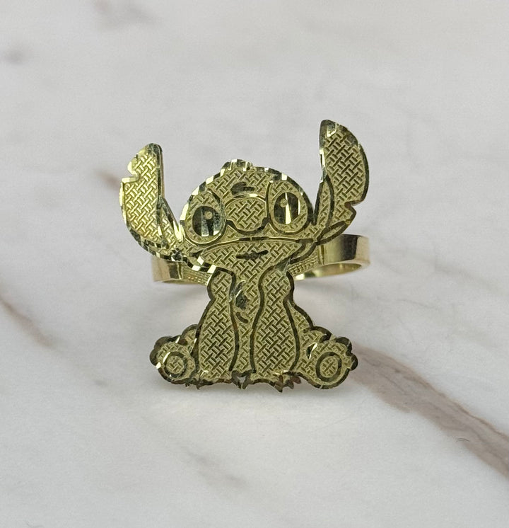10K GOLD STITCH RING