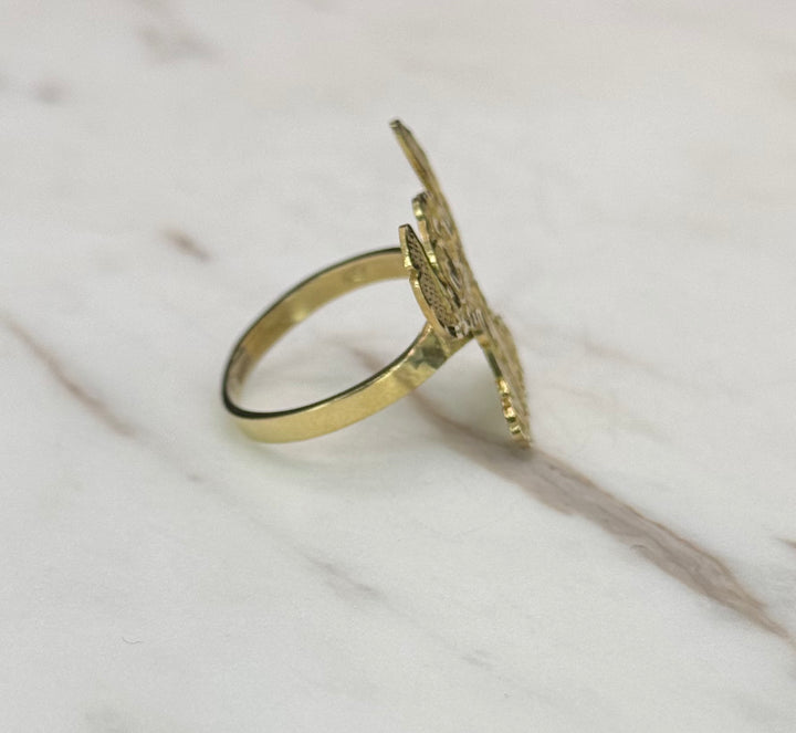 10K GOLD STITCH RING