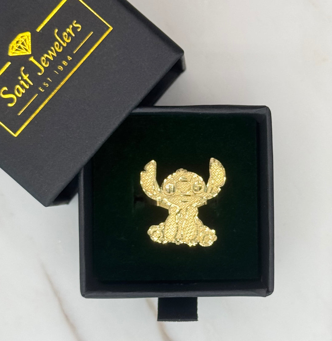 10K GOLD STITCH RING