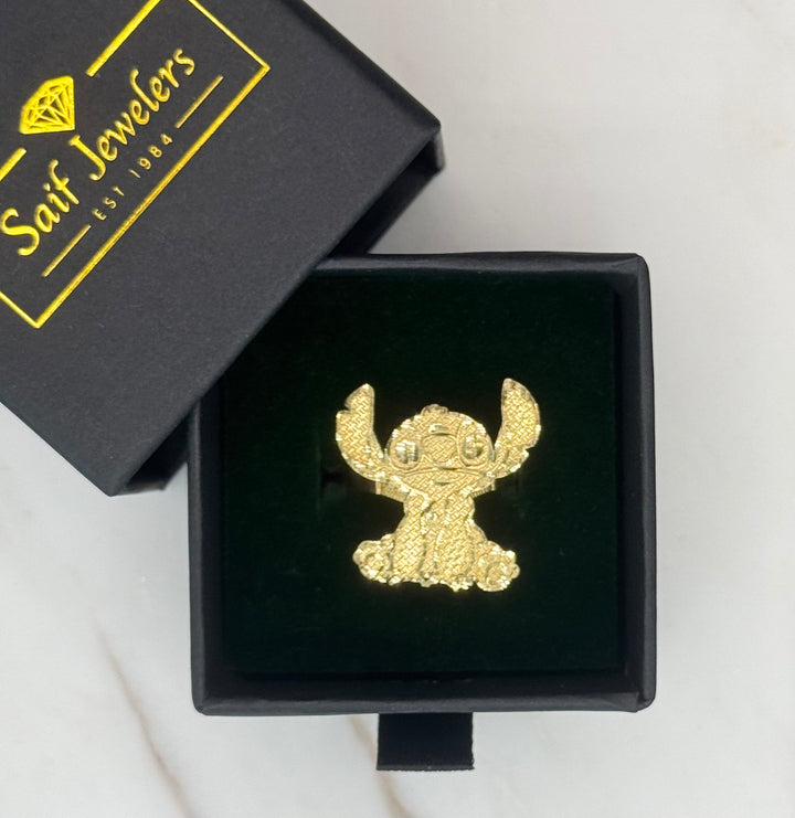 10K GOLD STITCH RING