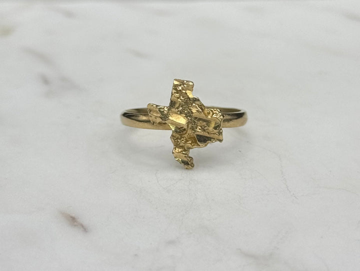 10K GOLD TEXAS RING