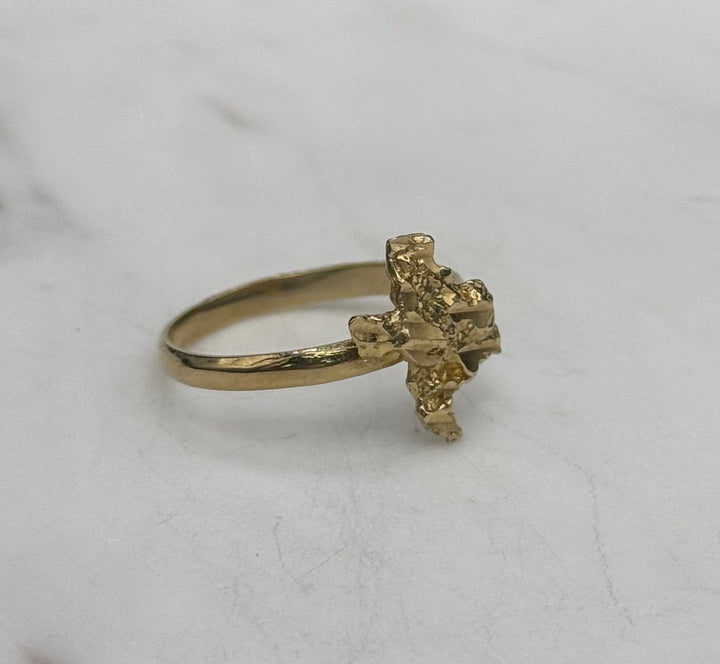 10K GOLD TEXAS RING