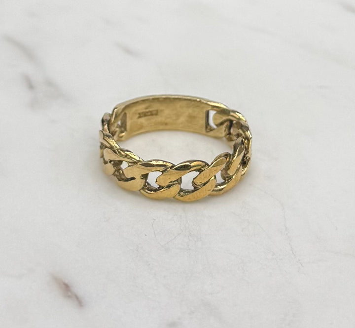 10K GOLD CUBAN LINK BAND