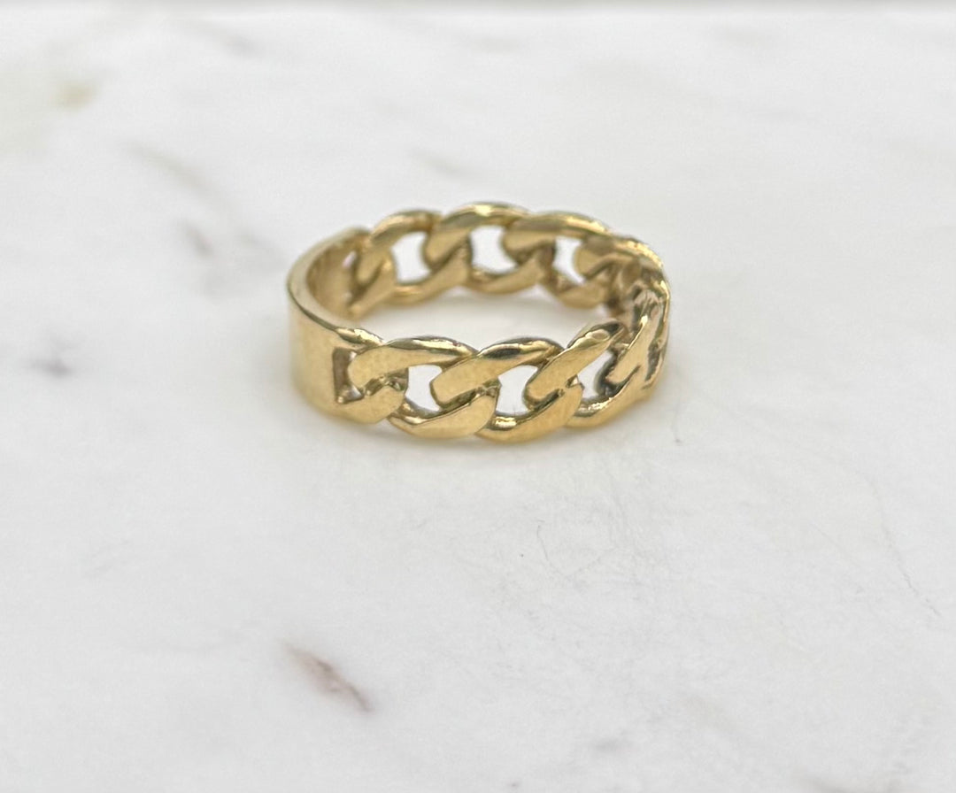 10K GOLD CUBAN LINK BAND