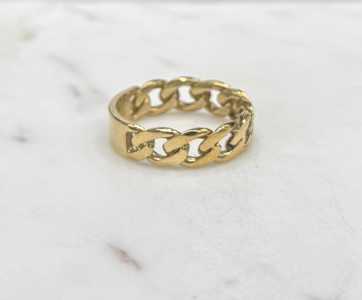 10K GOLD CUBAN LINK BAND