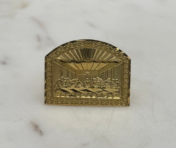 10K GOLD LAST SUPPER RING