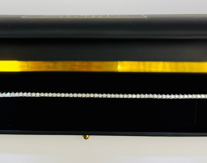 14K GOLD WITH DIAMOND TENNIS BRACELET