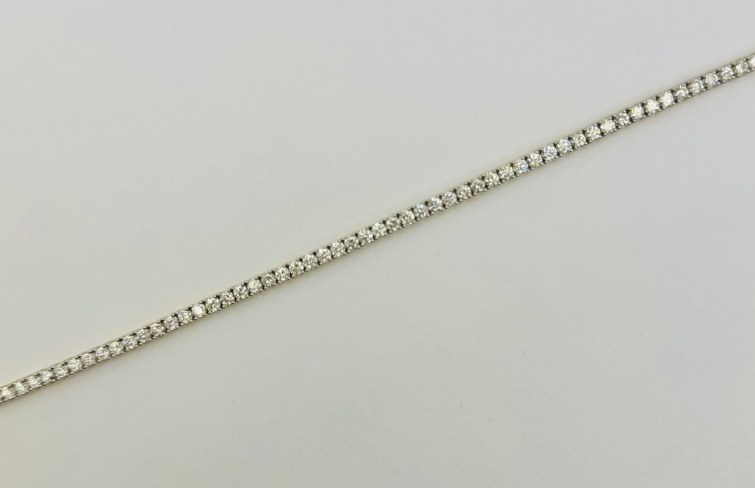 14K GOLD WITH DIAMONDS TENNIS BRACELET