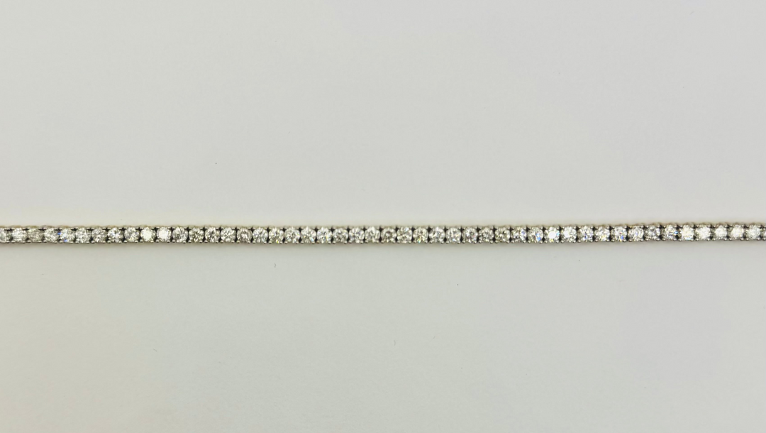 14K GOLD WITH DIAMONDS TENNIS BRACELET