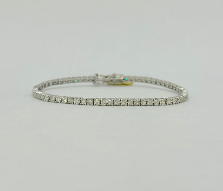 14K GOLD WITH DIAMOND TENNIS BRACELET