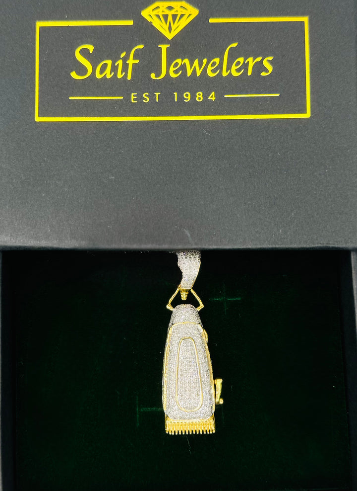 10K GOLD CLIPPER DIAMOND PENDANT
