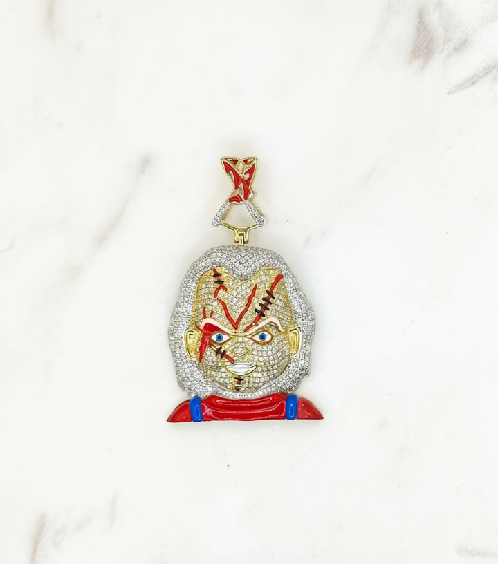 10K GOLD CHUCKY DIAMOND PENDANT