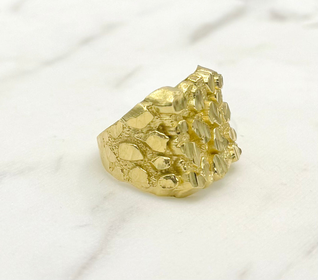 10K GOLD NUGGET RING