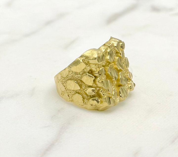 10K GOLD NUGGET RING