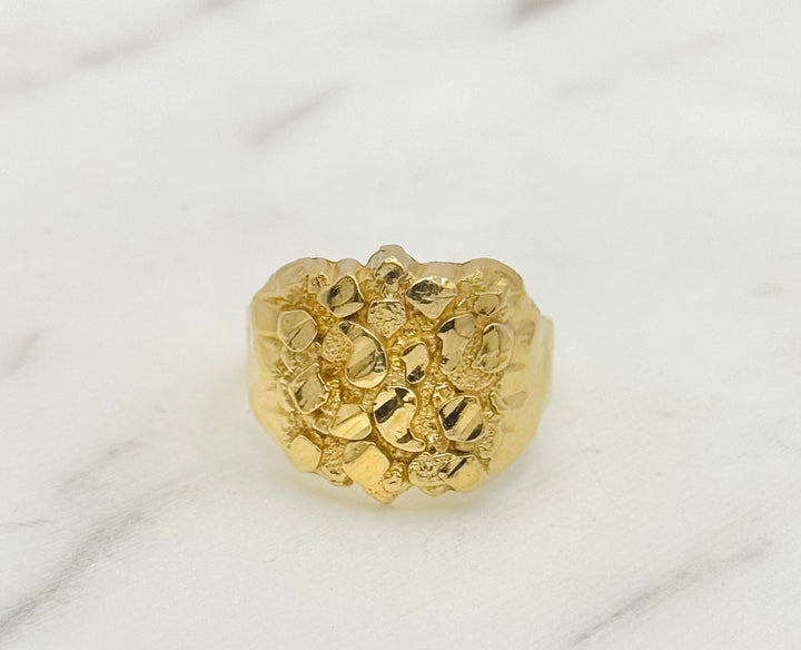 10K GOLD NUGGET RING
