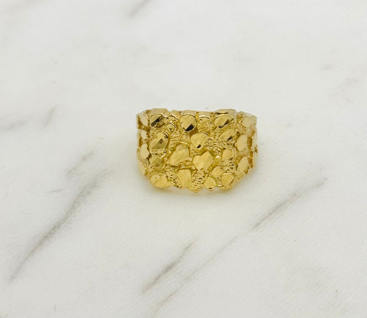 10K GOLD NUGGET RING