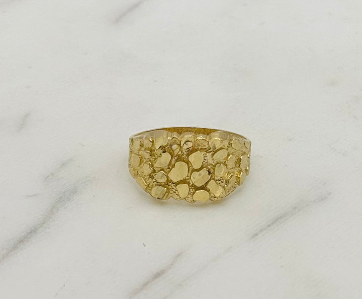 10K GOLD NUGGET RING