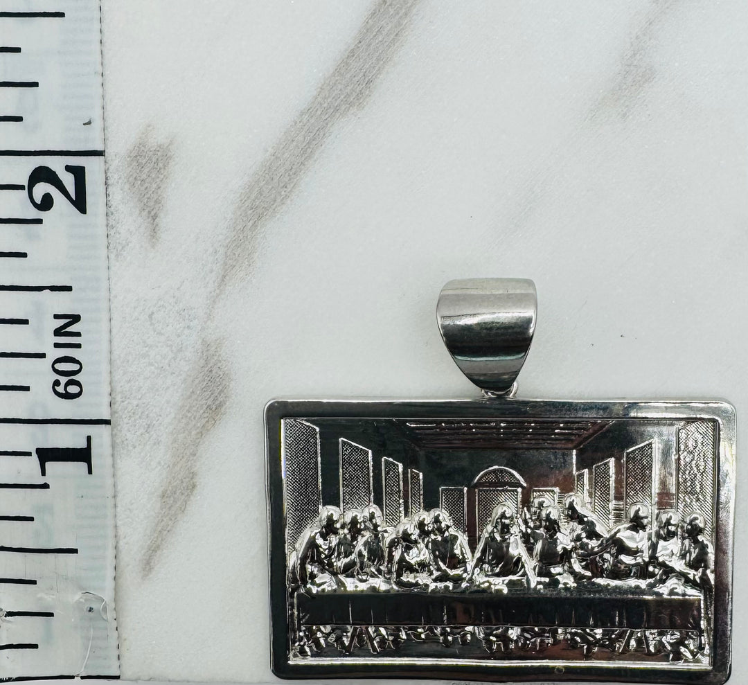 925 STERLING SILVER LAST SUPPER PENDANT