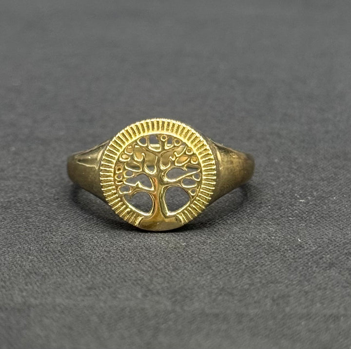 10K GOLD TRESS OF LIFE RING