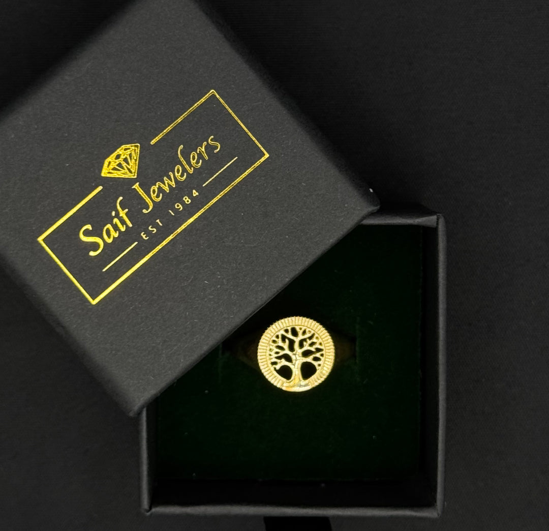 10K GOLD TRESS OF LIFE RING