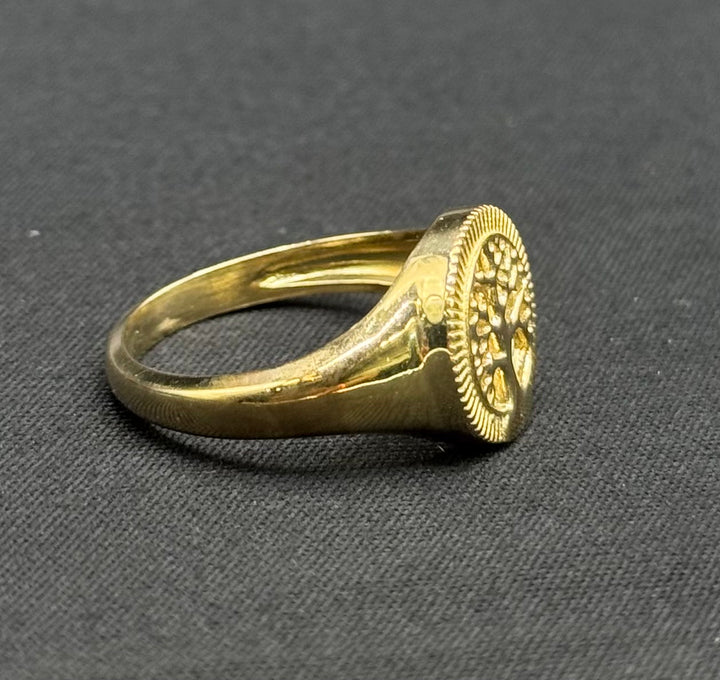 10K GOLD TRESS OF LIFE RING