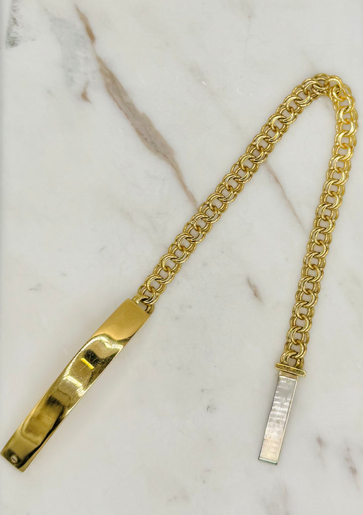 10K Y/G CHINO IS BRACELET