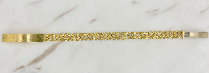 10K Y/G CHINO ID BRACELET