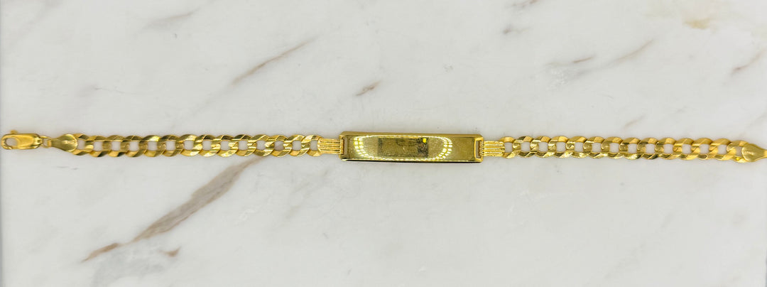 10K ID CUBAN BRACELET