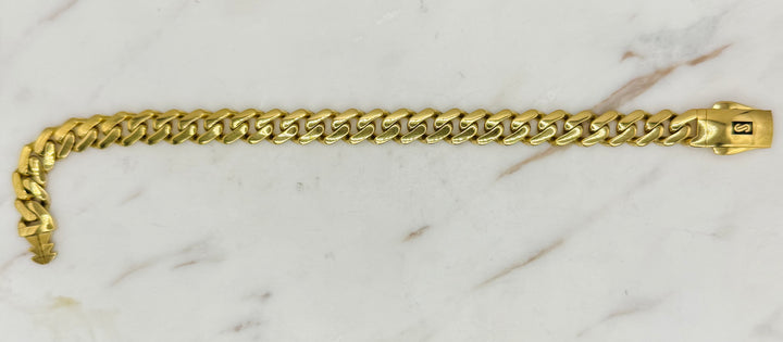 10K Y/G MONACO BRACELET