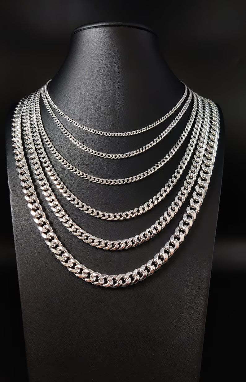 925 STERLING SILVER MIAMI CUBAN CHAIN