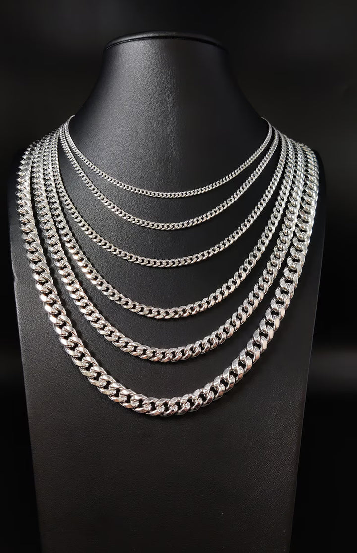 925 STERLING SILVER MIAMI CUBAN CHAIN