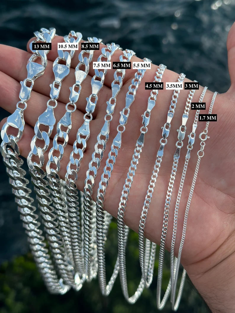 925 STERLING SILVER MIAMI CUBAN CHAIN