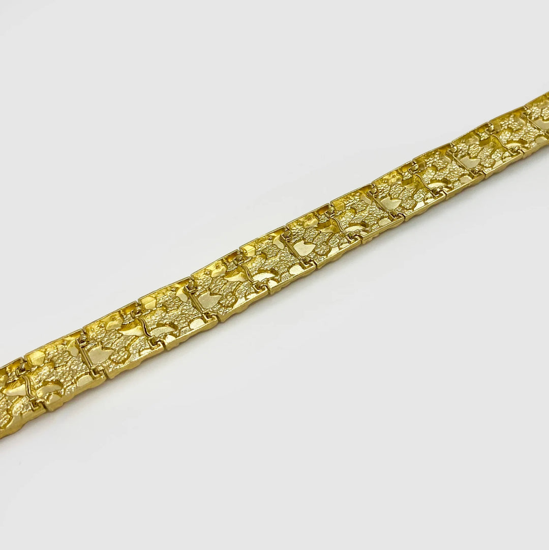 NUGGET BRACELETS 10K / 14K YELLOW GOLD