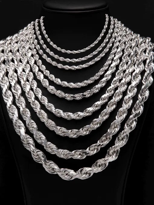 925 STERLING SILVER ROPE CHAIN