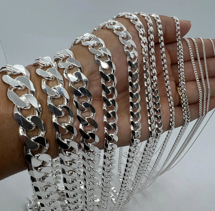 925 STERLING SILVER CUBAN CHAIN