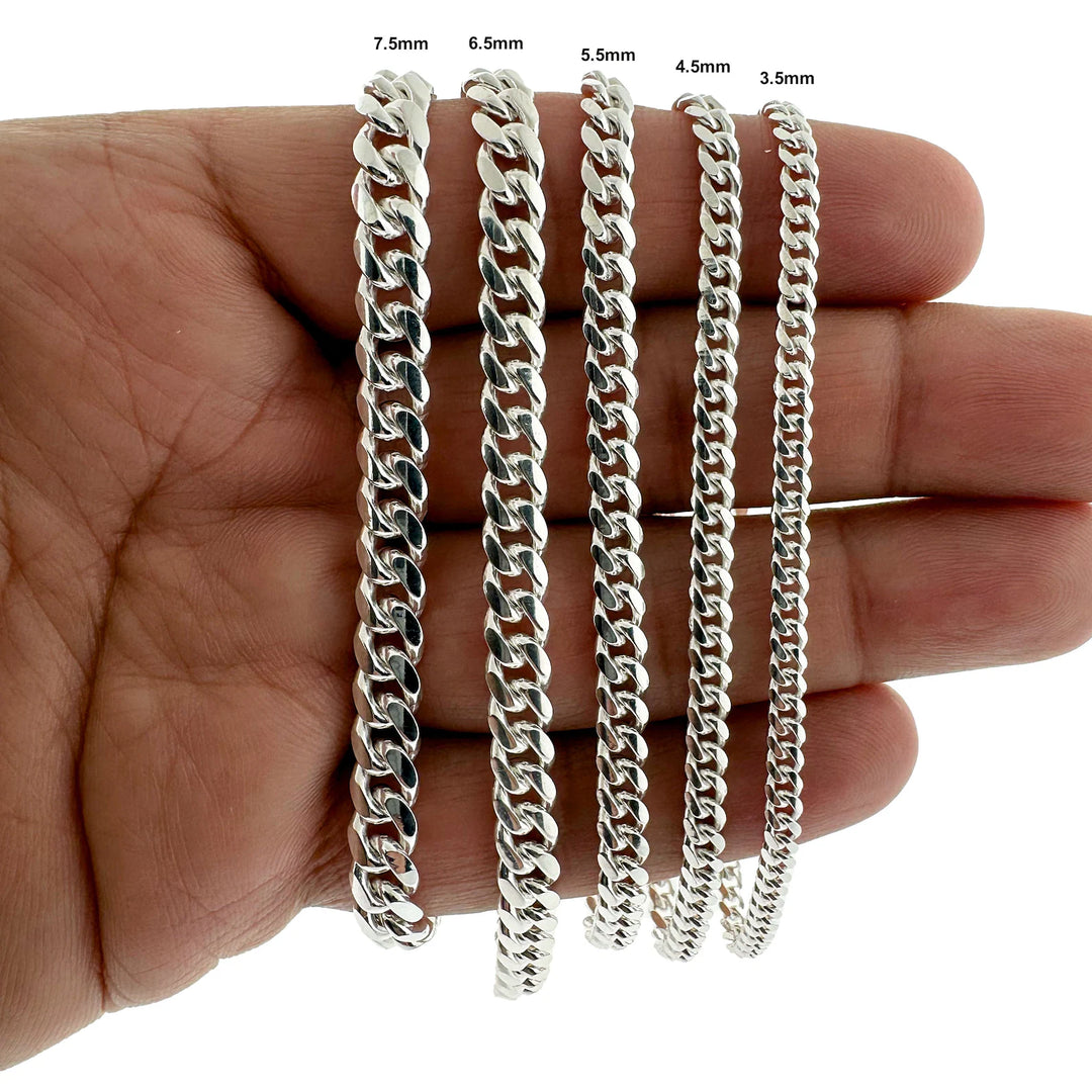 STERLING SILVER MIAMI CUBAN LINK BRACELET