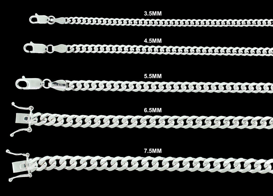 STERLING SILVER MIAMI CUBAN LINK BRACELET