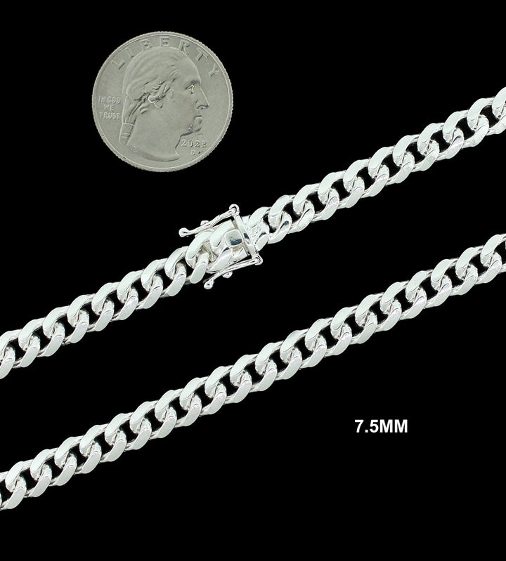 STERLING SILVER MIAMI CUBAN LINK BRACELET