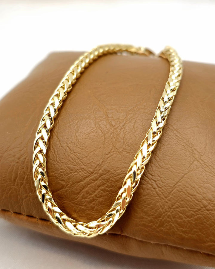 SOLID FRANCO BRACELETS 10K / 14K YELLOW GOLD