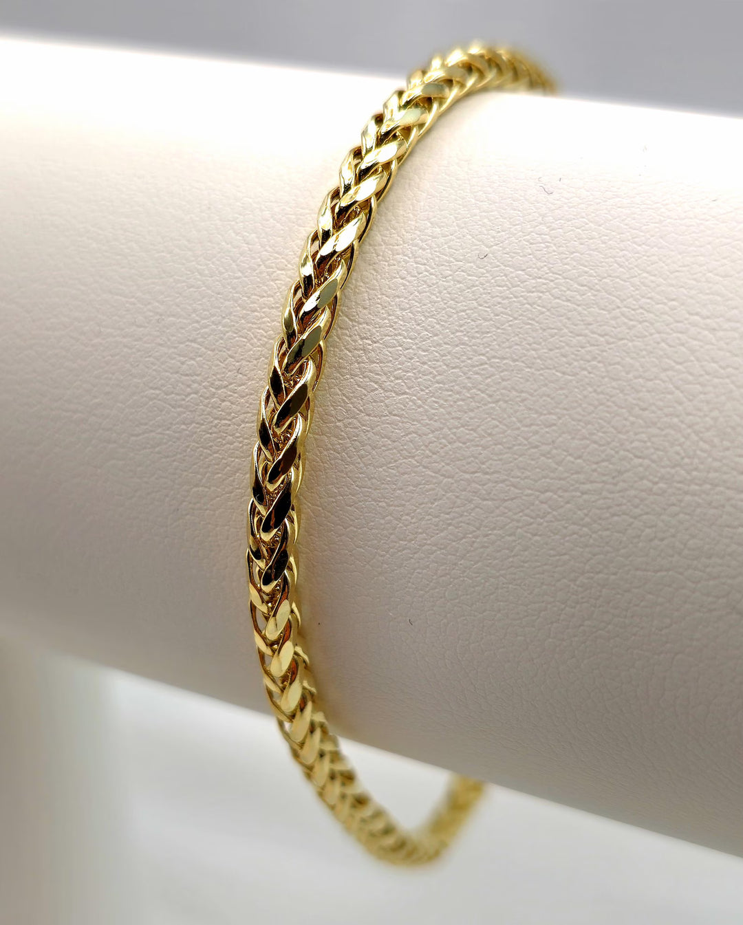SOLID FRANCO BRACELETS 10K / 14K YELLOW GOLD