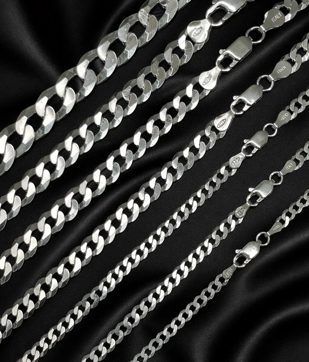 925 STERLING SILVER CUBAN CHAIN